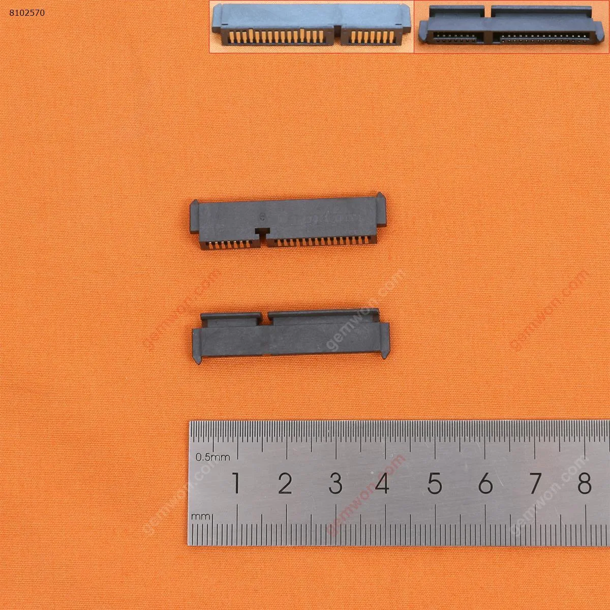 Picture of Hard Drive HDD Caddy Connector Adapter With Screws For HP 2560P 2570P(Original)