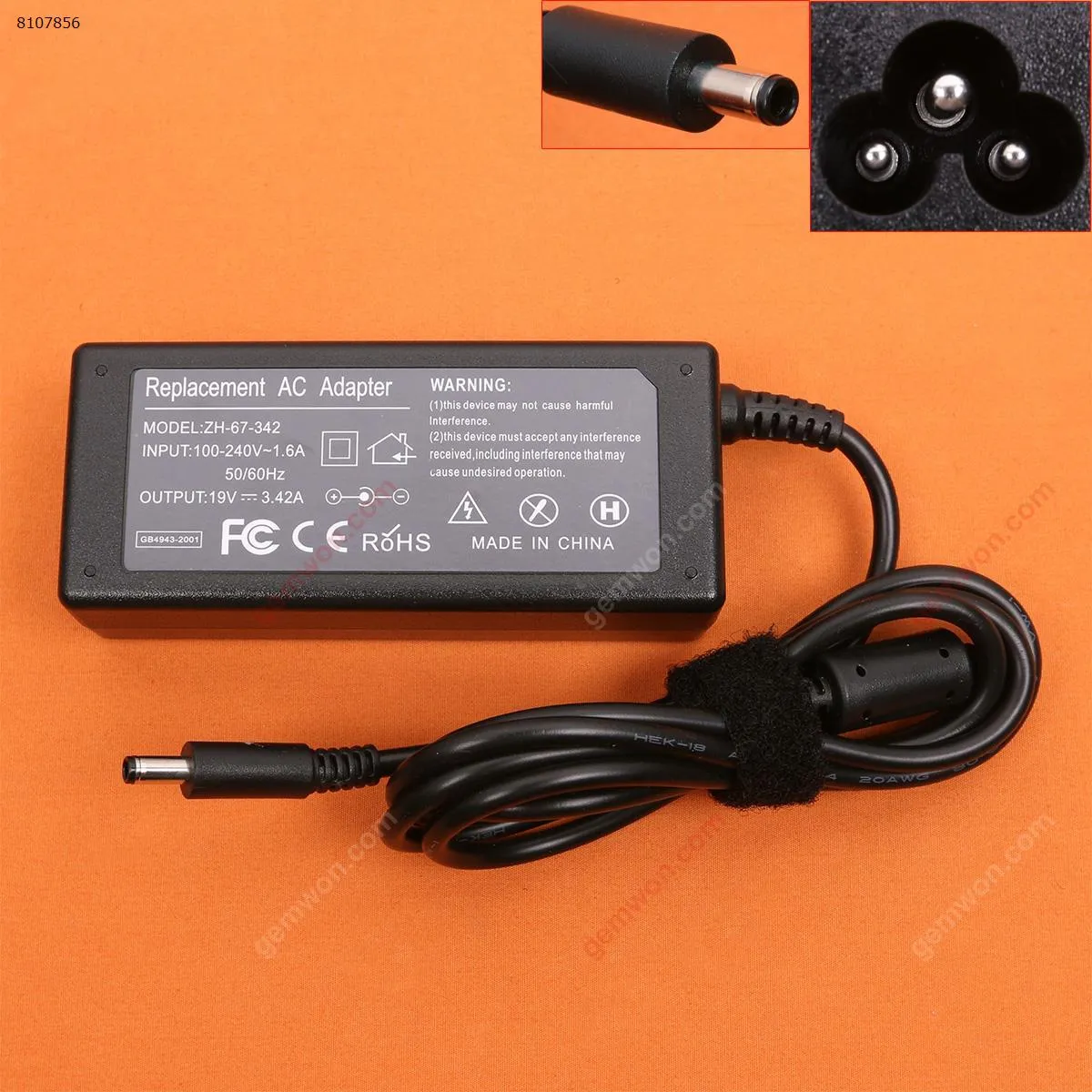 Picture of Asus 19V 3.42A Φ4.5x3.0x0.7mm (High copy)
