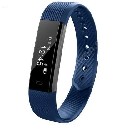 Picture of ID115 Smart Bracelet Running Distance Depletion Sleep Monitoring Blue