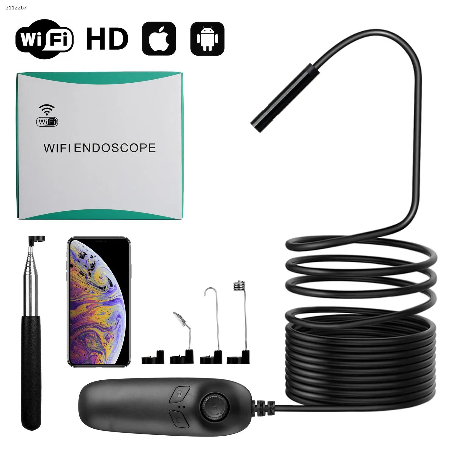 Picture of New wifi mobile phone endoscope 3.5M