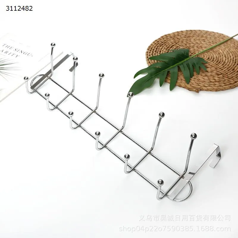 Picture of 6 Hooks Metal Hanger Silver 36 x 100 centimeter