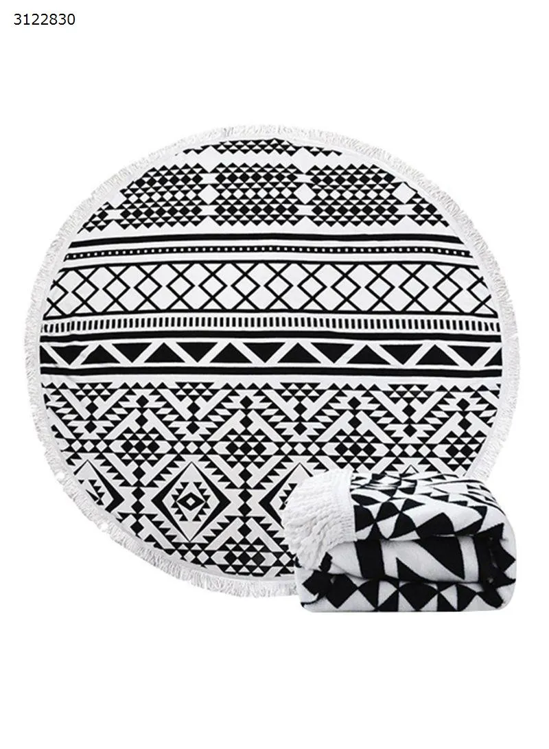 Picture of Geometric Print Beach Towel