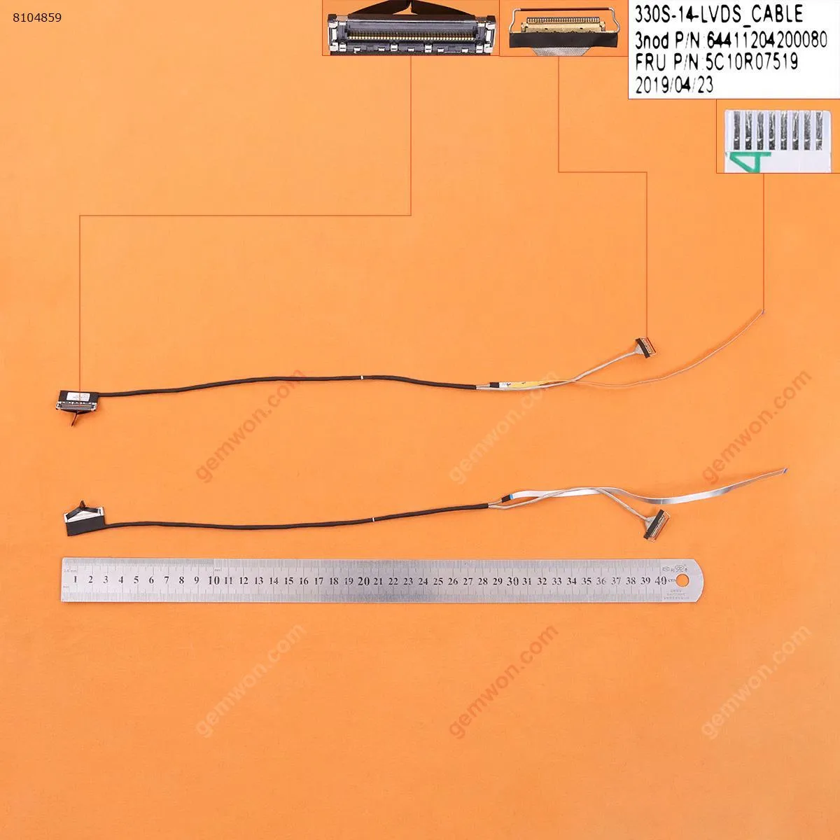 Picture of Laptop LCD/LED Cable for Lenovo  IdeaPad 330S-14IKB 330S-14ISK 7000-14IKBR ，ORG