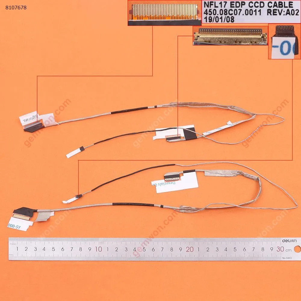 Picture of Laptop LCD/LED cable for HP 17-X 17-X051nr 17-x005no 17-x114 17-x115dx 17-y ,30pin,ORG