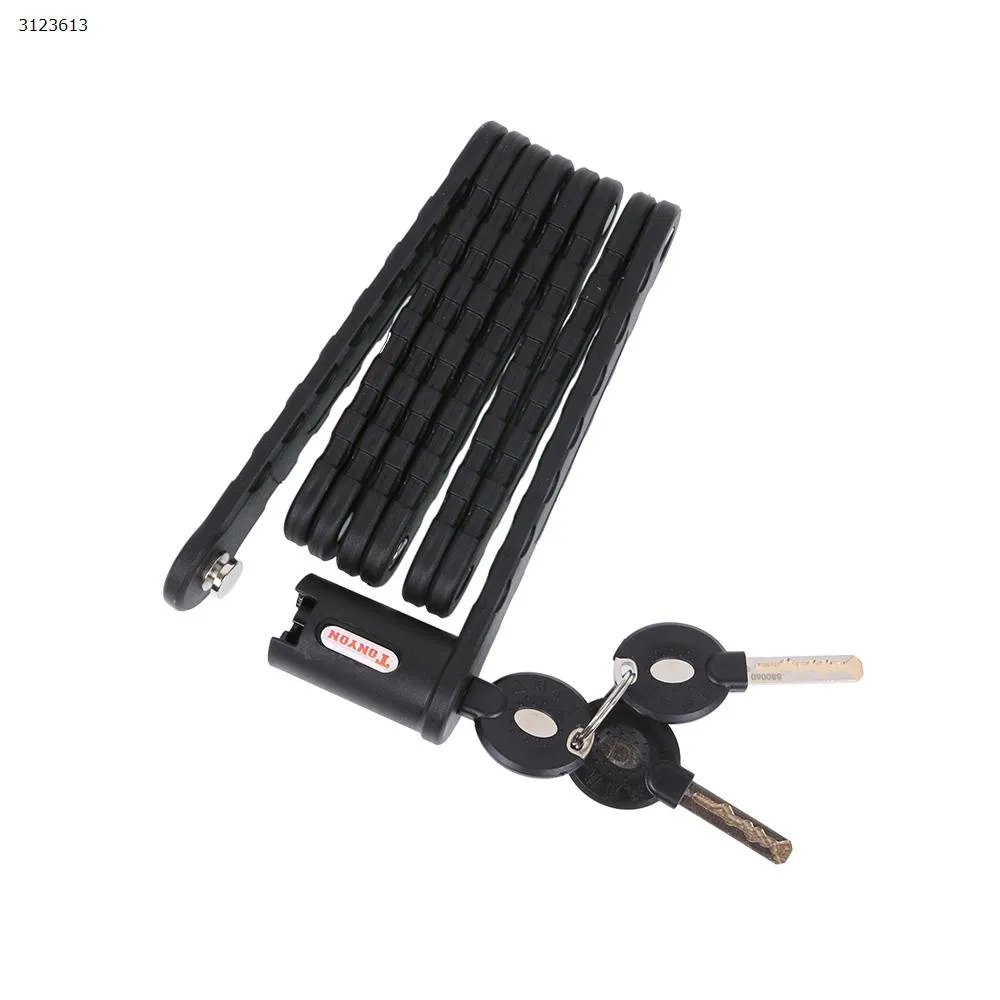 Picture of Folding bicycle lock anti-theft lock mountain bike lock motorcycle lock (black)