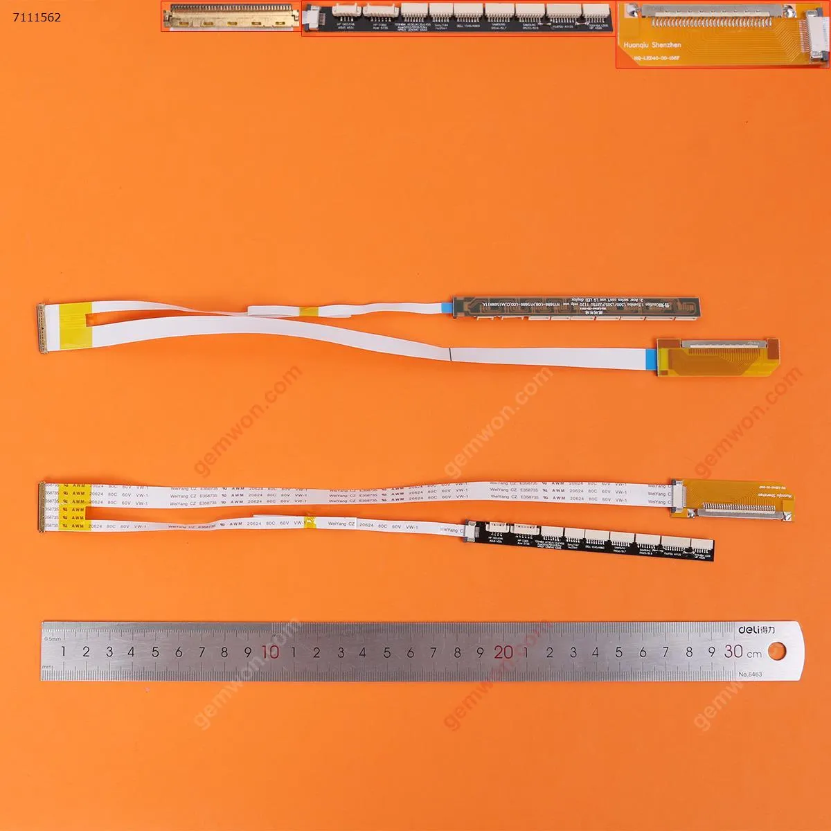 Picture of 15.6" 40 Pin LED to 30 Pin LCD CCFL Screen Converter Cable