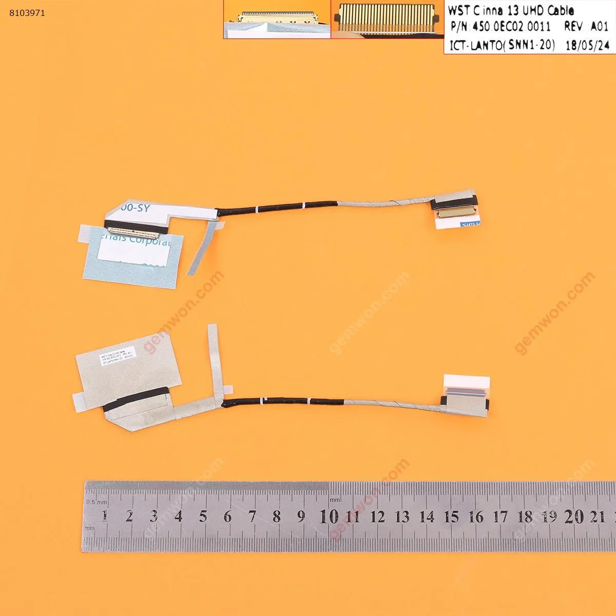Picture of HP x360 15-CN1005tx 15-cn0004tx  40pin ORG