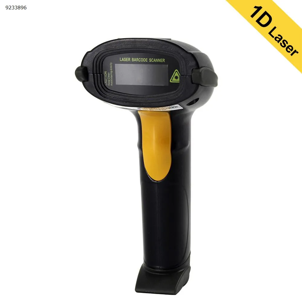 Picture of MJ-4209 Laser Scanner Barcode Scanner Support USB/KB/Serial (Black)
