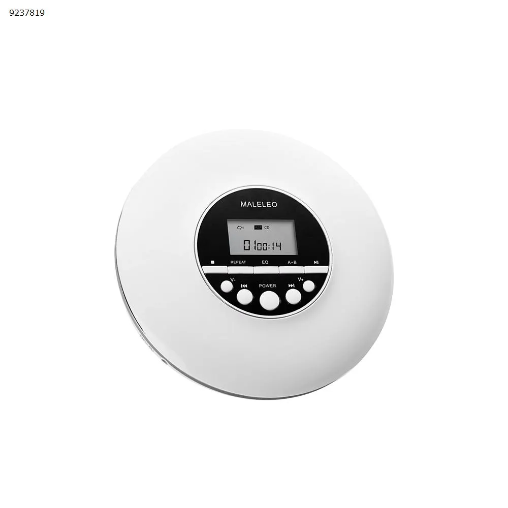 Picture of Portable CD player repeater with multiple playback modes supporting multiple playback formats（White）