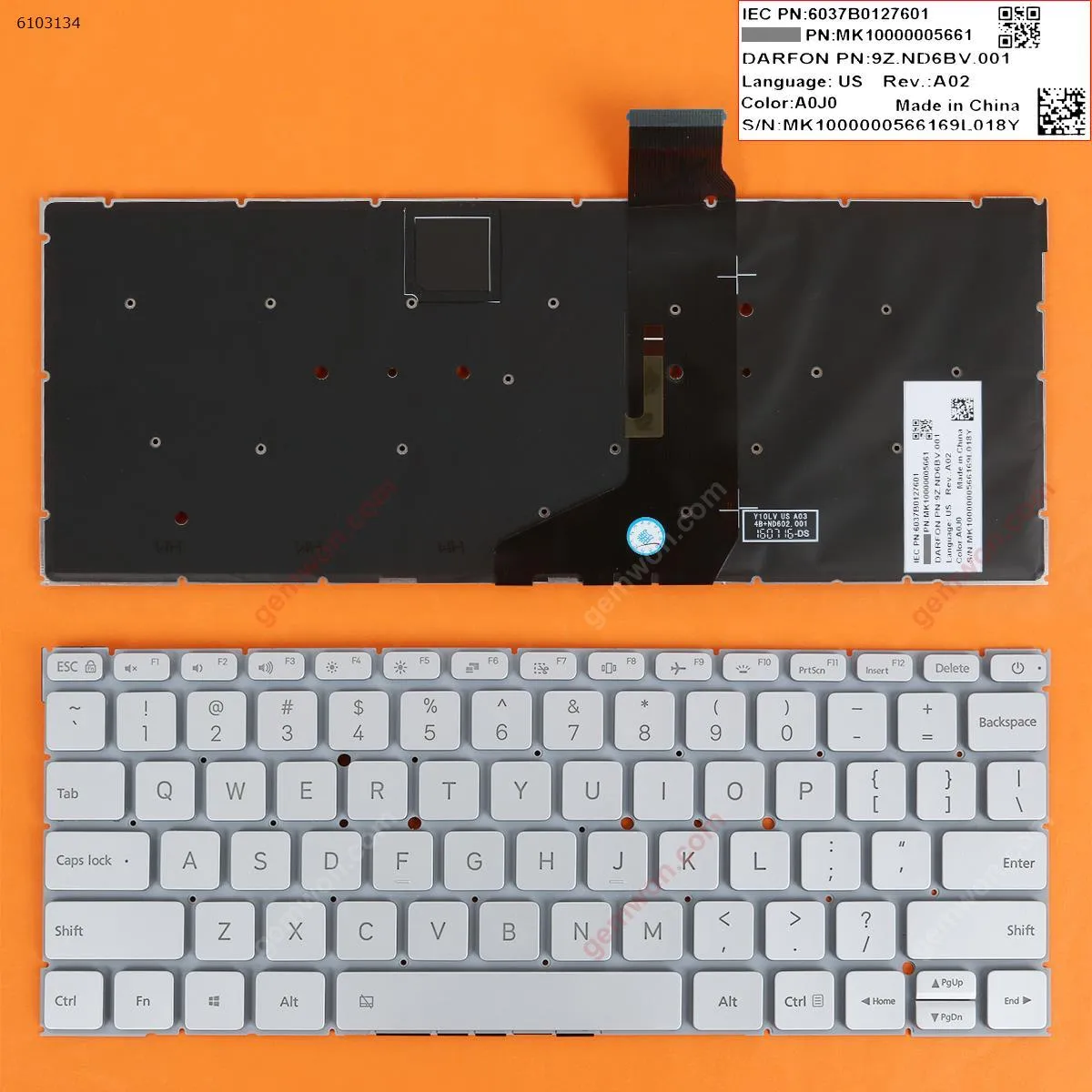 Picture of Xiaomi Air 12.5" SILVER (Without FRAME,Backlit，Win8)