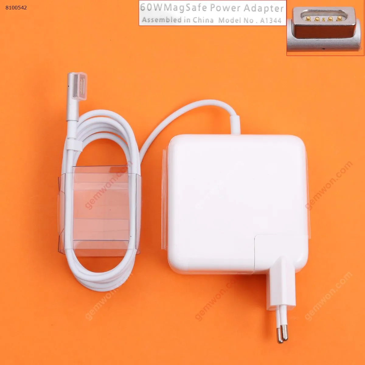 Picture of Apple Macbook 16.5V 3.65A 60W Connector Shape L For A1181 A1185 A1330 A1278 A1342 A1344 A1435 (High copy) Plug：EU