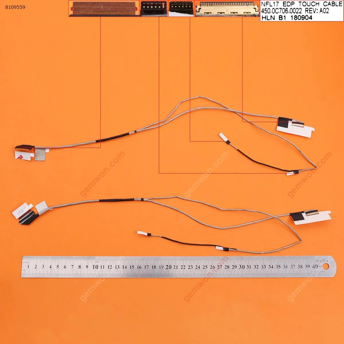Picture of Laptop LCD/LED cable for HP 17-bs 17-ak 17-Bs006ds 17-BS032ds 30pin,ORG