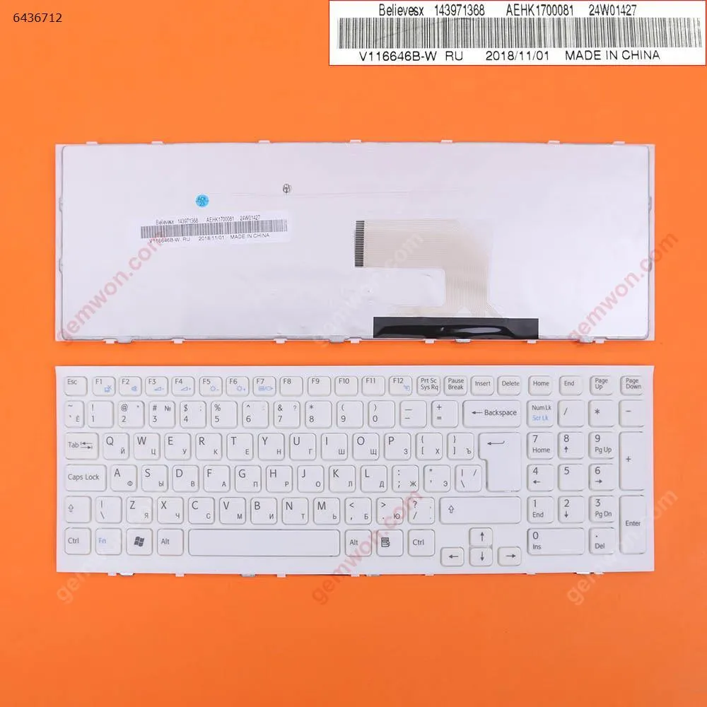 Picture of SONY VPC-EH WHITE FRAME WHITE Big Enter （reprint）