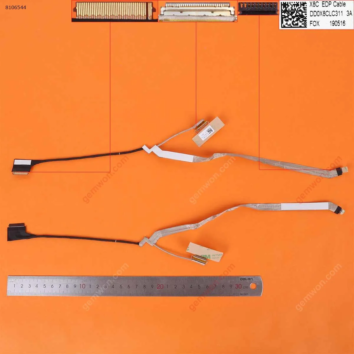 Picture of Laptop LCD/LED cable for HP 450 G5  451 G5 455 G5 ,dd0x8clc311 ,ORG