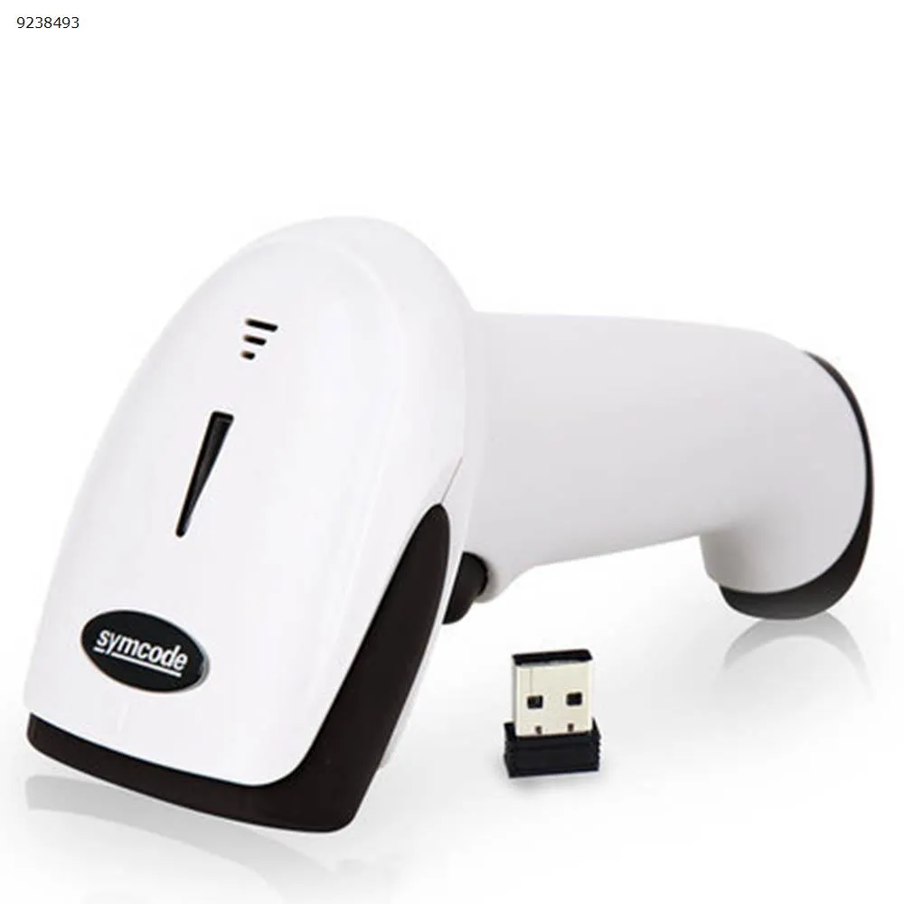 Picture of Wireless scanning gun MJ-2030 laser scanning code gun express single dedicated scanner（White）