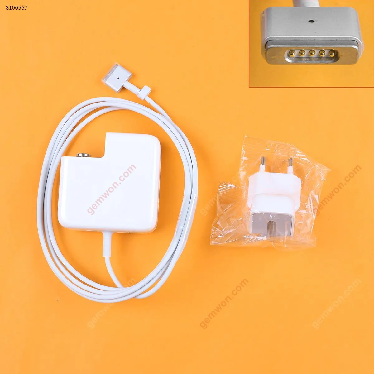 Picture of Apple Macbook 14.85V 3.05A 45W Connector Shape T2 For Magsafe 2 (High copy) Plug：EU