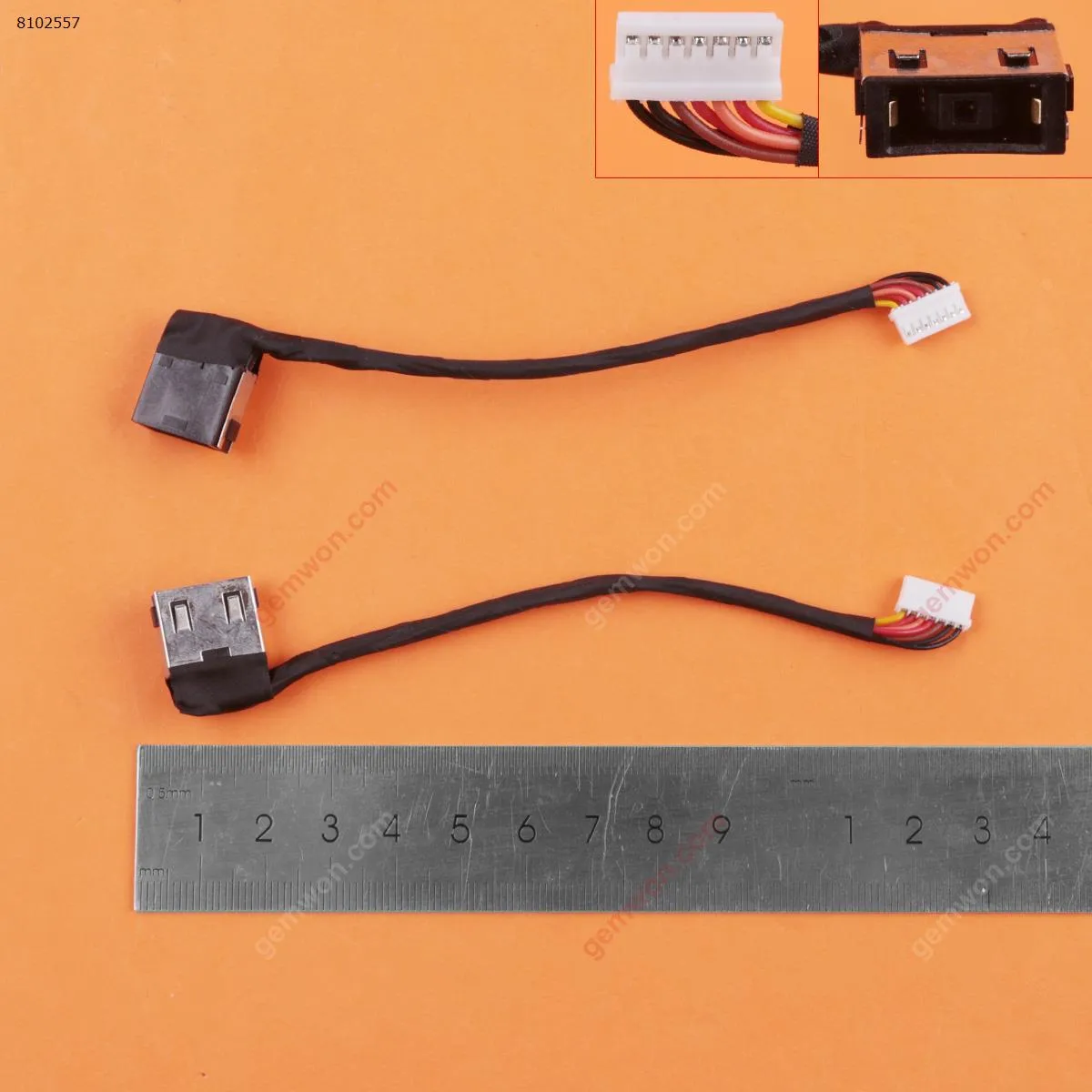 Picture of New Lenovo ThinkPad L440 DC Power Jack Port Harness 04X4830 Genuine with Cable