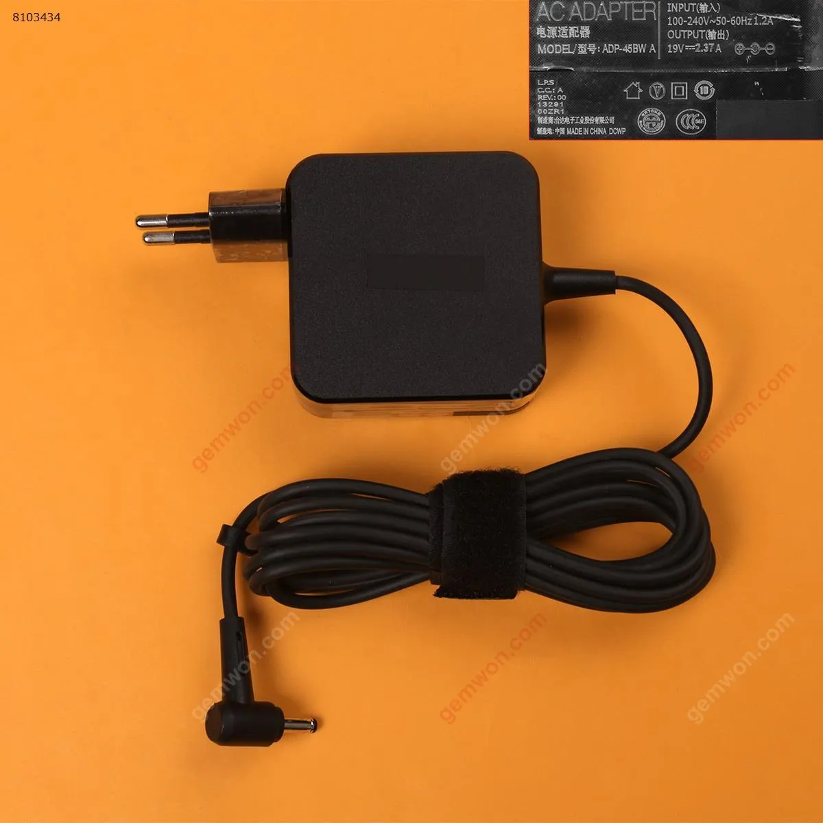 Picture of Asus 19V 2.37A Φ4.0*1.35mm 45W( Quality : A+ )  Plug：EU