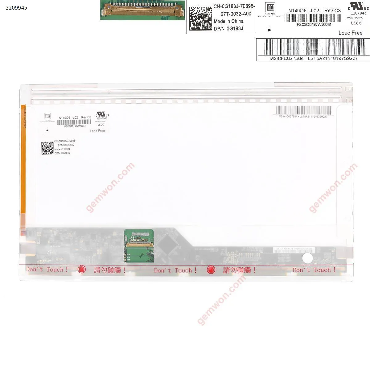 Picture of LP140WD1-TLM1 LP140WD1-TLD2 LP140WD1-TLA1 N140O6-L01 N140O6-L02 for DELL E6420 1458 laptop 1458 LCD matrix LED display