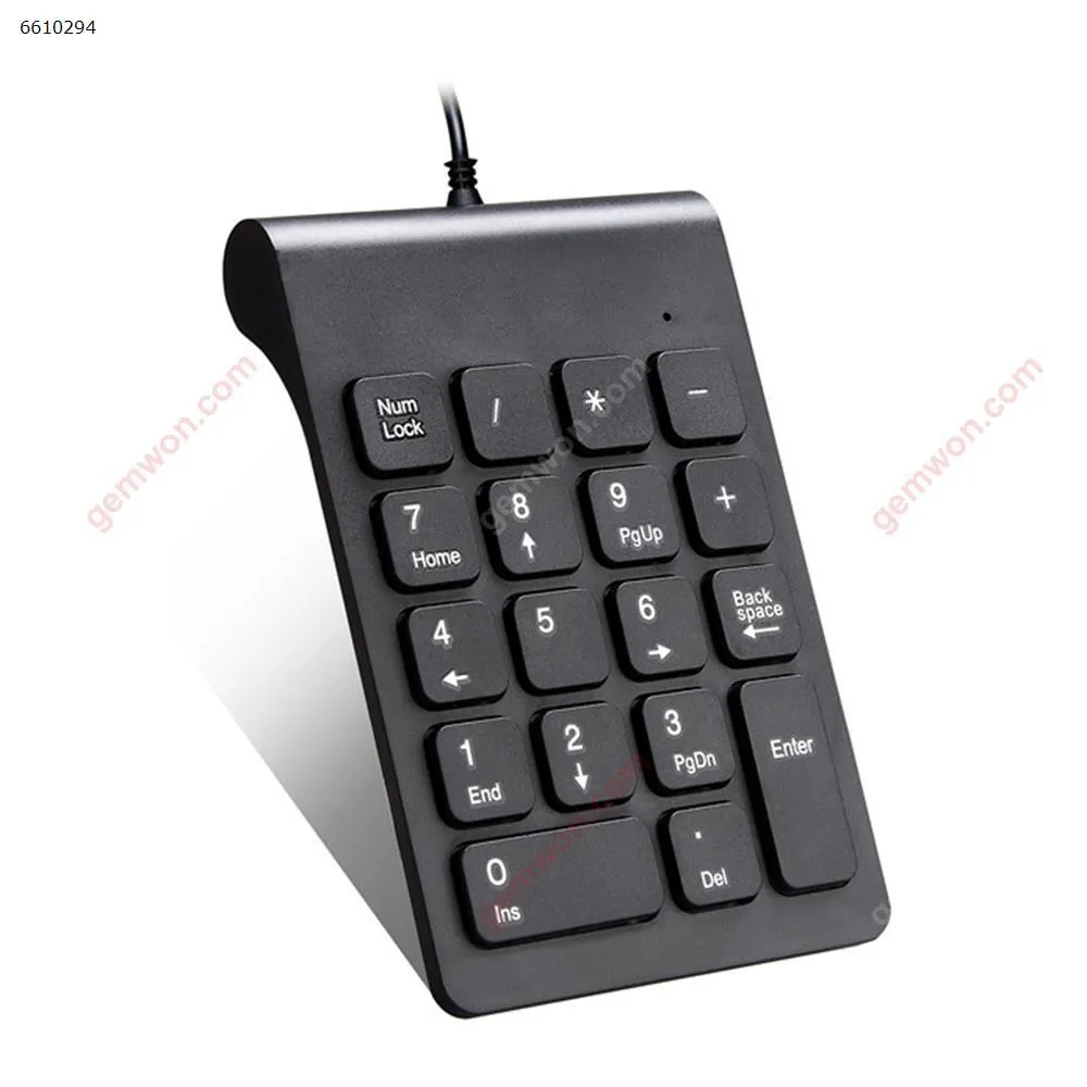 Picture of Laptop Keyboard for MLD-268 Black Wired USB Numeric Keypad