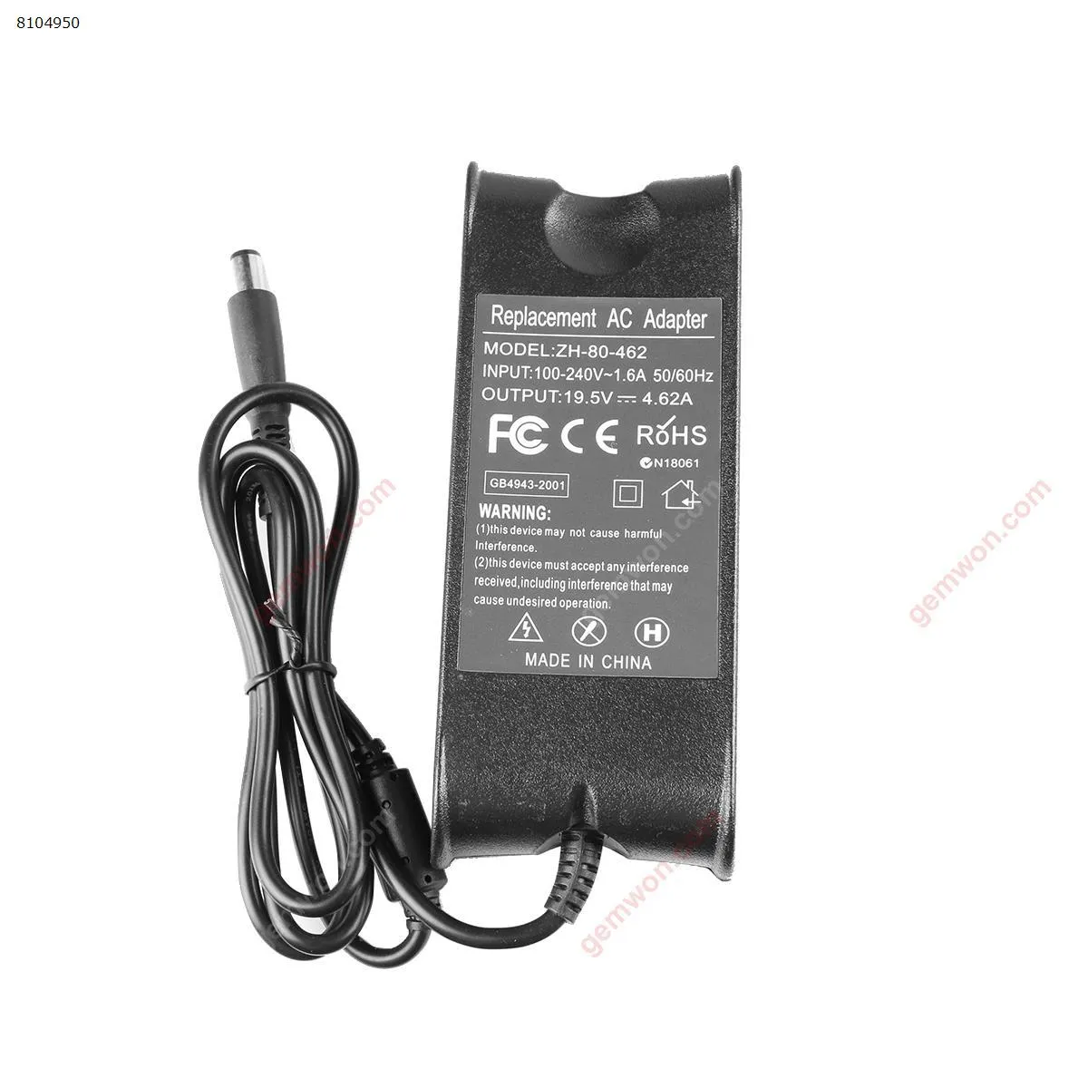 Picture of DELL 19.5V 4.62A 90W Φ7.4*5.0MM（High Copy）  