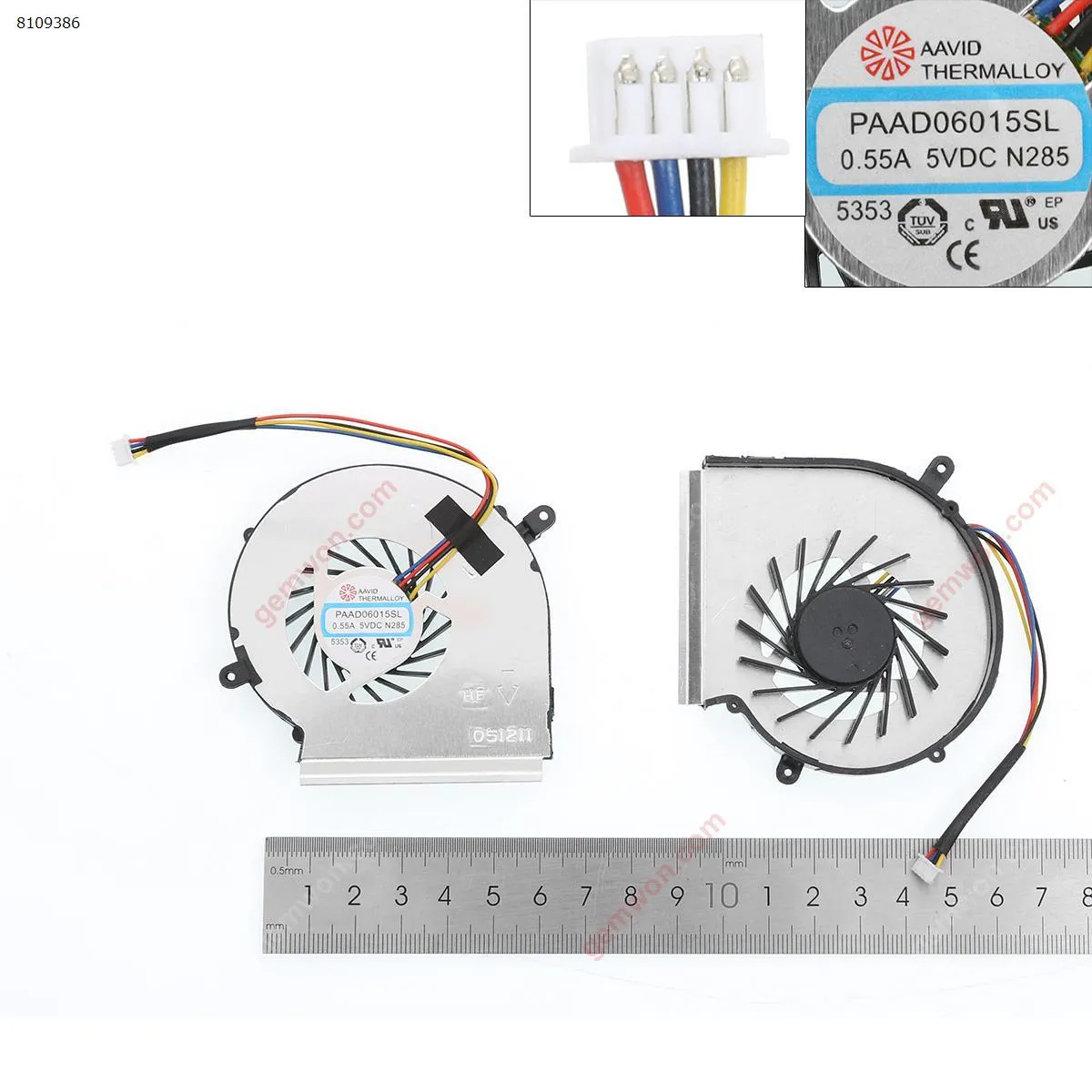 Picture of MSI GE62VR GP62MVR MS-16J9 16JB(4 Pin,For GPU fan,OEM)