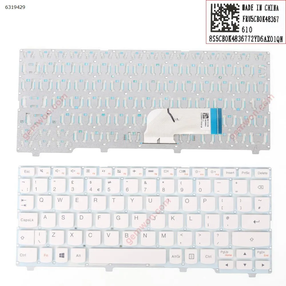 Picture of LENOVO Ideapad 100S-11IBY White  WIN8 (Without FRAME)