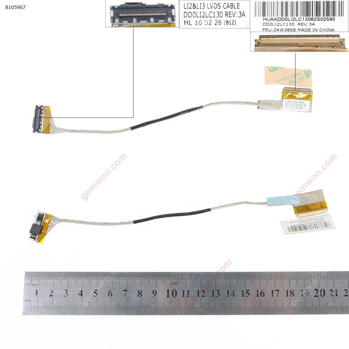 Picture of lenovo  Thinkpad X131E X140E E130 E135 E145  04W3868 DD0LI2IC130 ,ORG