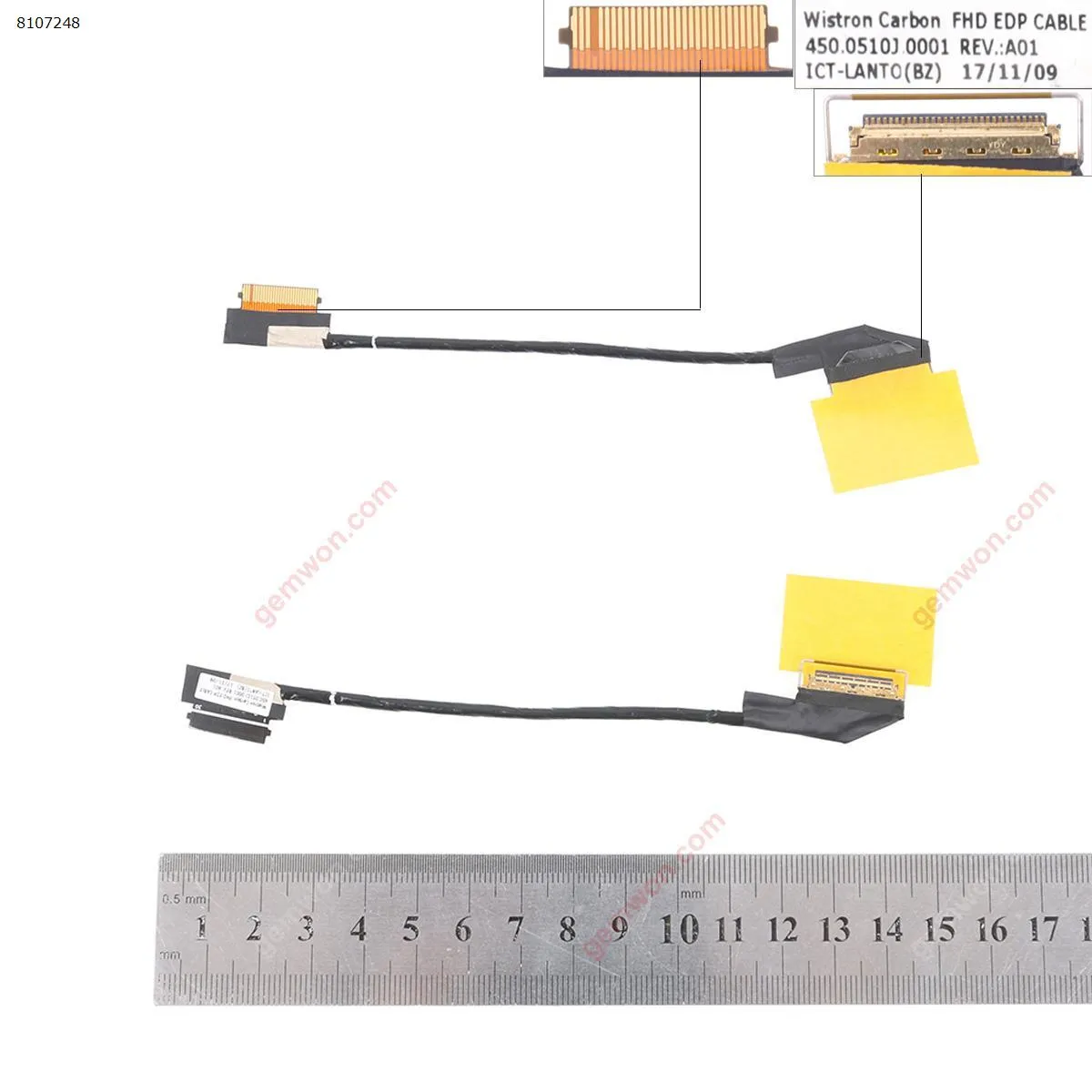 Picture of  Lenovo ThinkPad Yoga 14 20FY-0002US yoga 460   00UP116  30pin edp 450.05101.0011,ORG