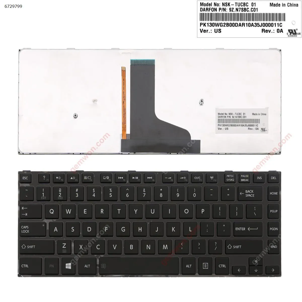 Picture of TOSHIBA  L40-A  GLOSSY FRAME GLOSSY (Backlit,WIN 8 ）