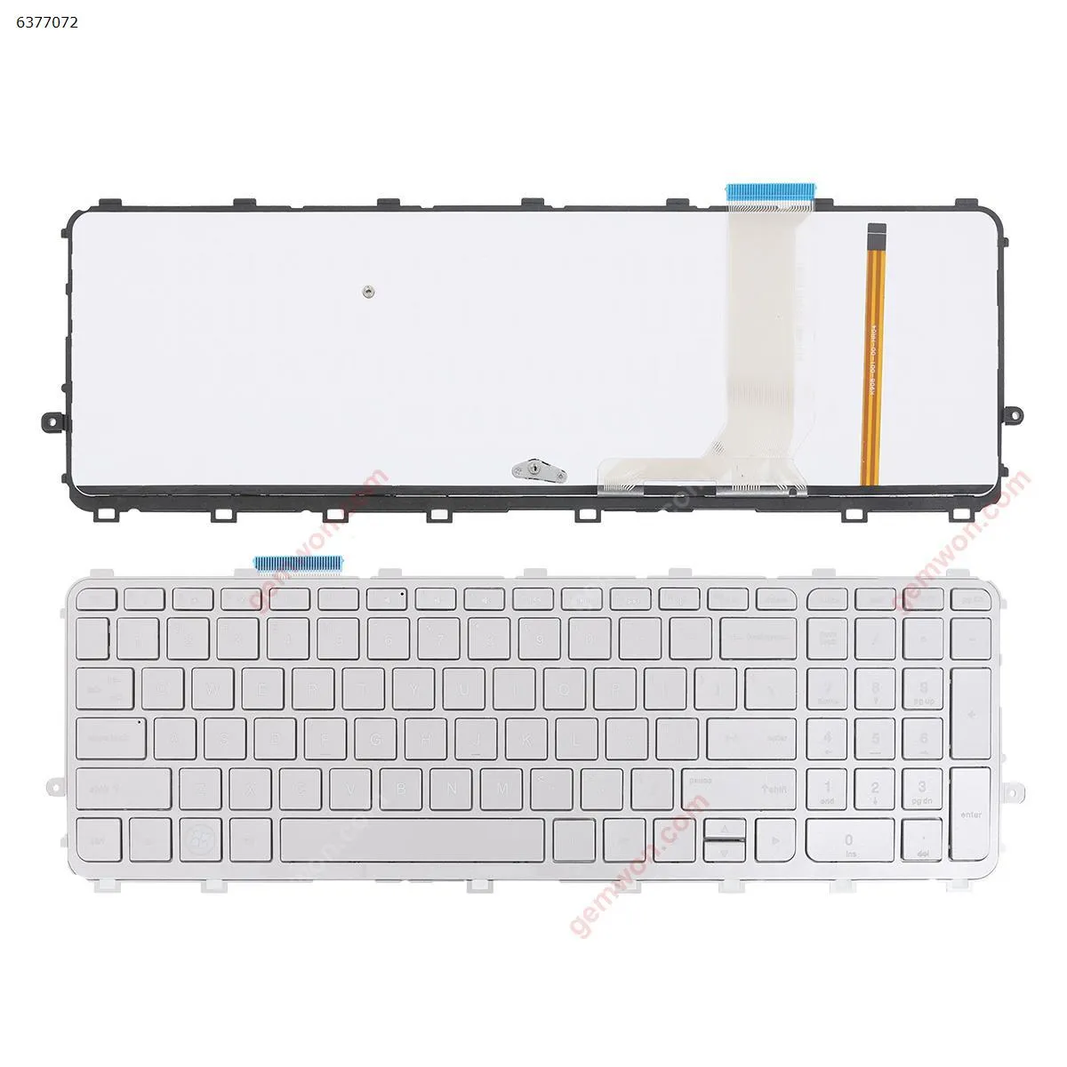 Picture of HP ENVY M6-n100 15-Q 15T-Q 15-j Series SILVER FRAME SILVER ( Backlit, For Win7)