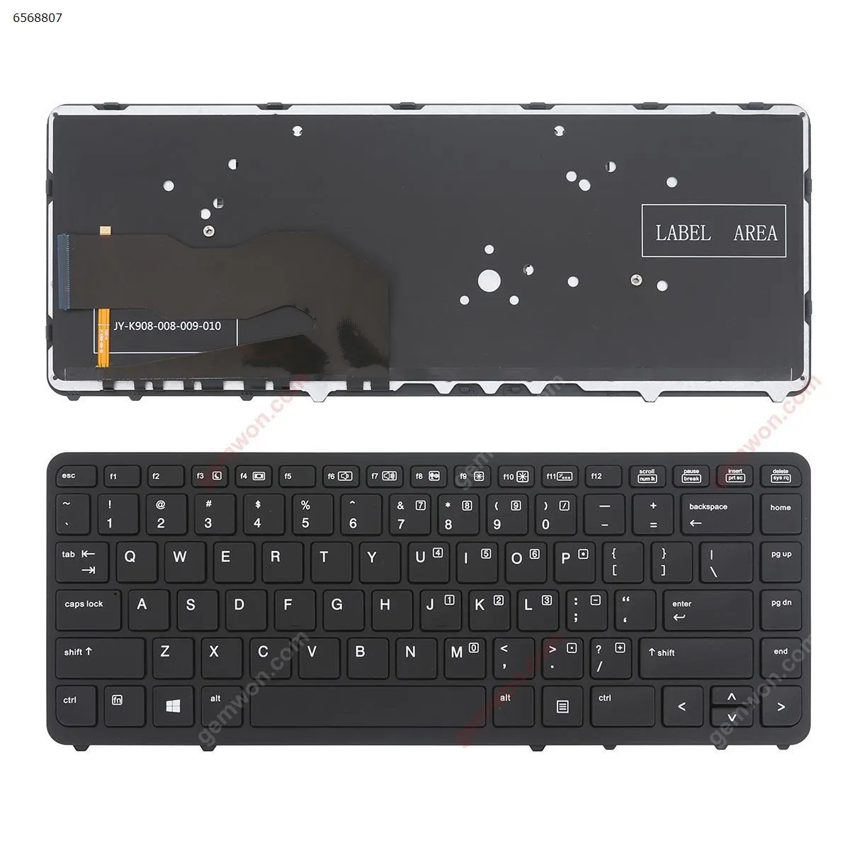 Picture of HP EliteBook 840 G1 850 G1 BLACK FRAME BLACK (Backlit,without  point,Win8)
