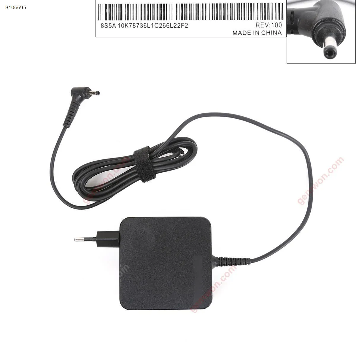 Picture of Lenovo 20V 3.25A 65W Φ4.0x1.7mm Square (Quality：A+) Plug：EU