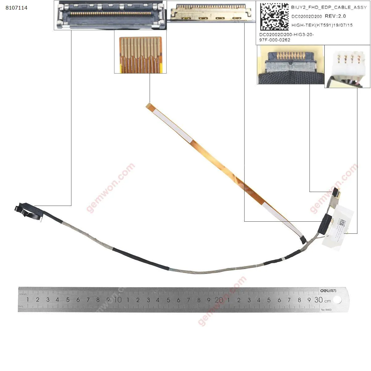 Picture of Lenovo Yoga 710 710-14 710-15 710-14IKB 710-14ISK 30Pin,ORG