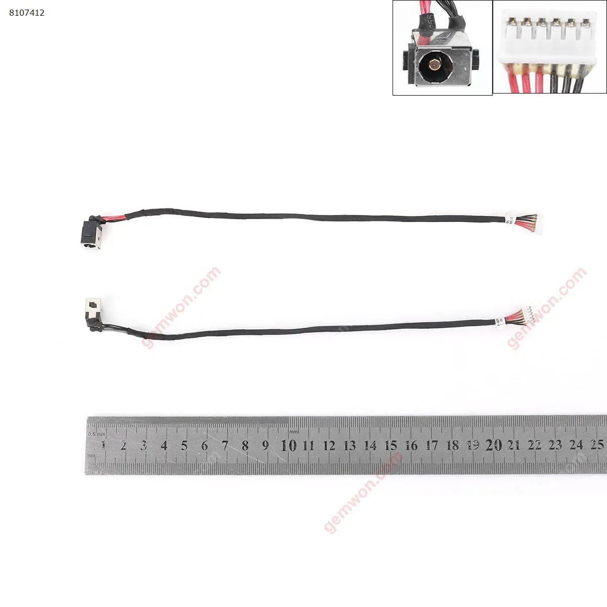 Picture of Asus R751LN, X750JA,X750JB,R751JB,X750LA,F750LA,X750LB,X750JN,X750LN Power Jack with cable