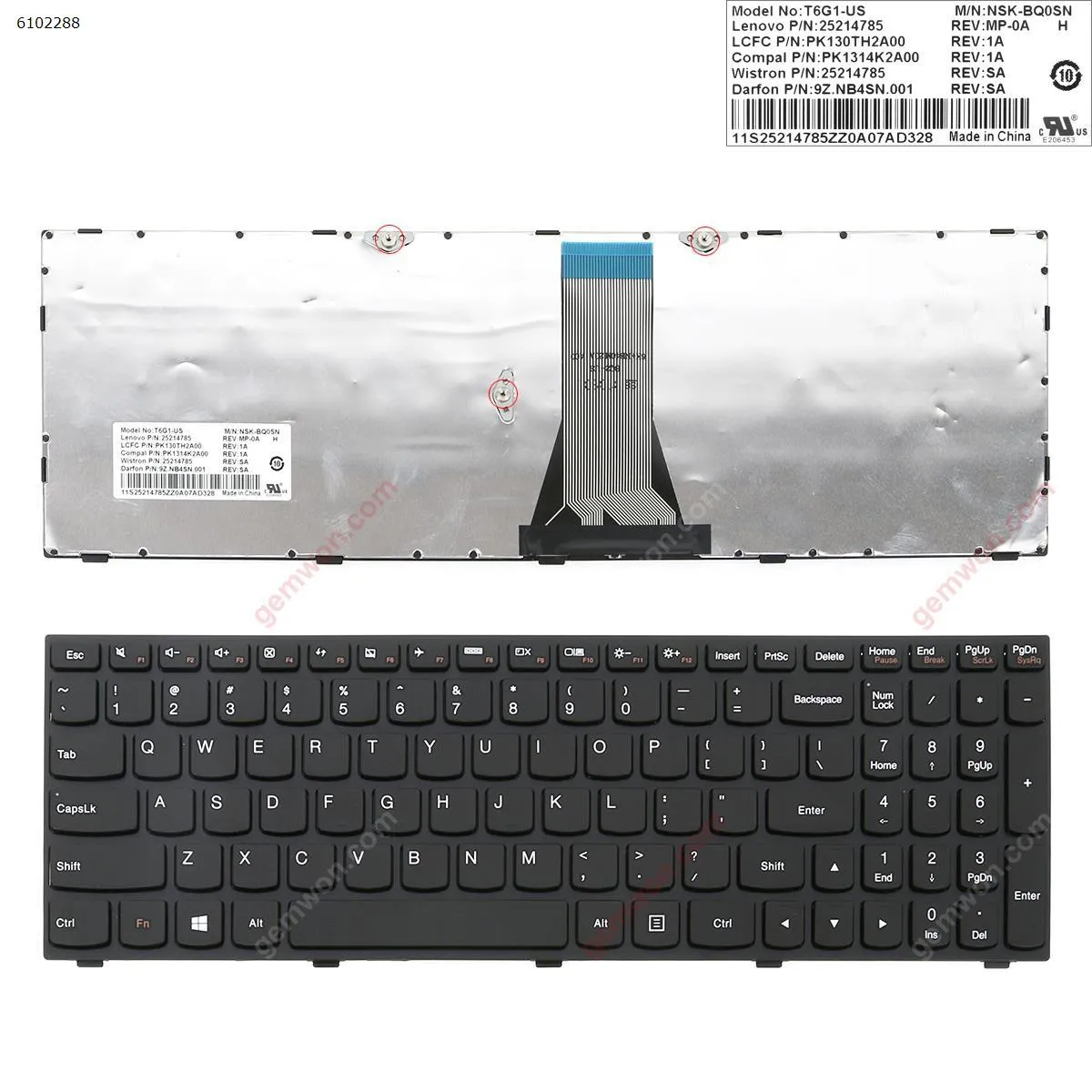 Picture of LENOVO G50-70 BLACK FRAME BLACK(For Win8)