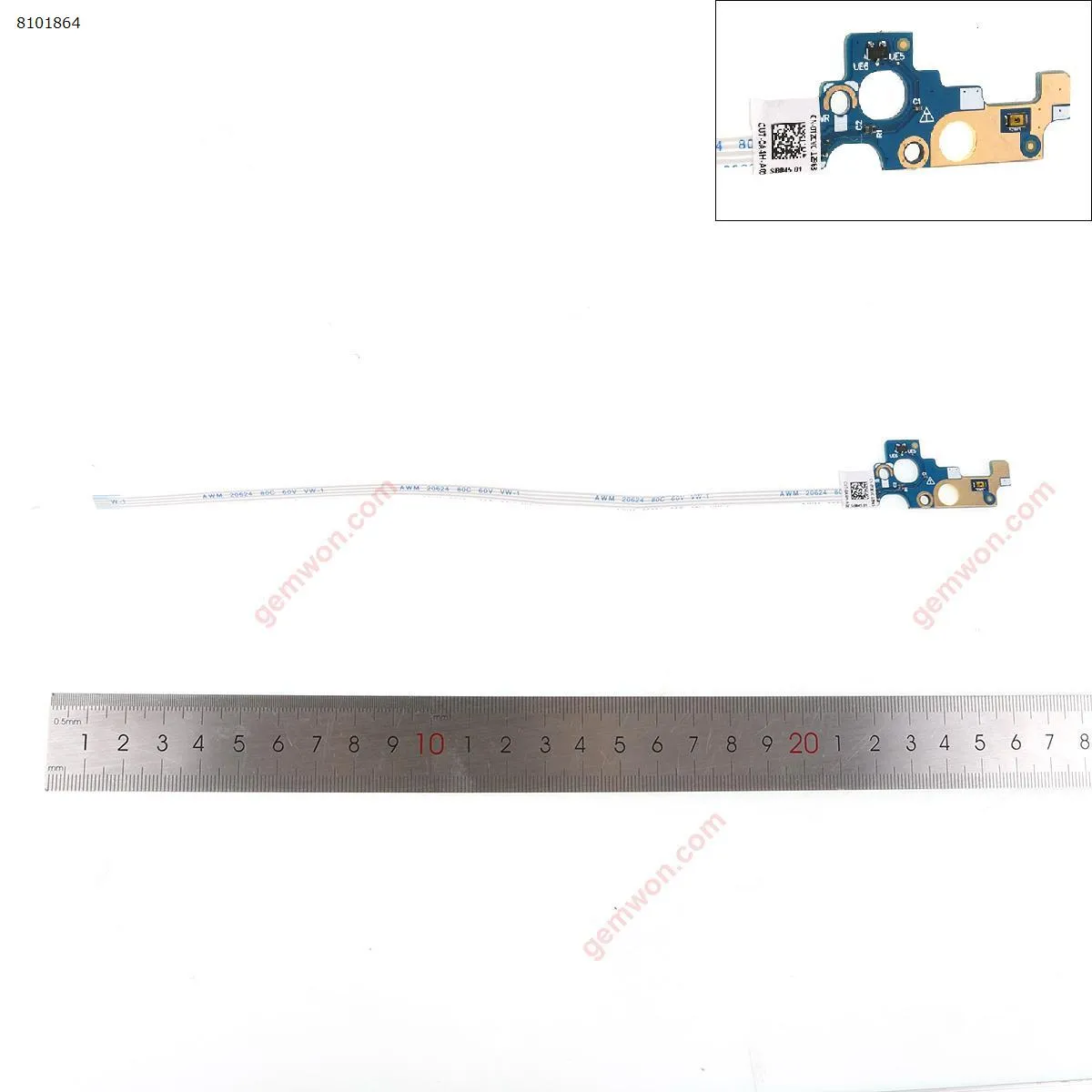 Picture of Power Button Board With Cable For DELL Inspiron 17 5755 5758 5759 Series