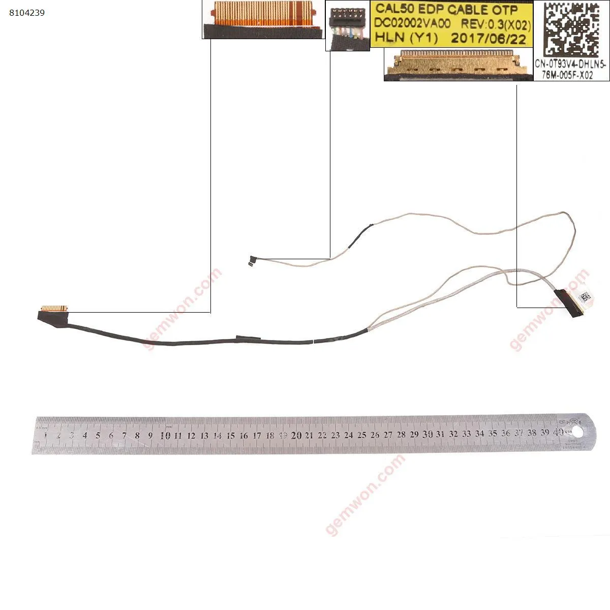 Picture of Dell 5570 5575 P75F ，40pin，ORG 