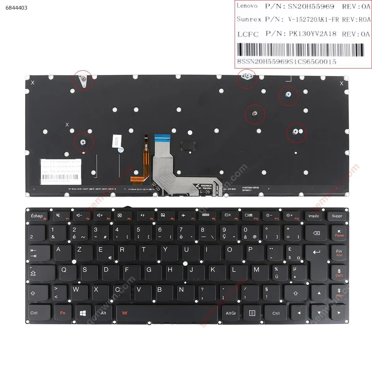 Picture of Lenovo Yoga 4 Pro Yoga 900-13ISK 900-13ISK2 BLACK Backlit Win8