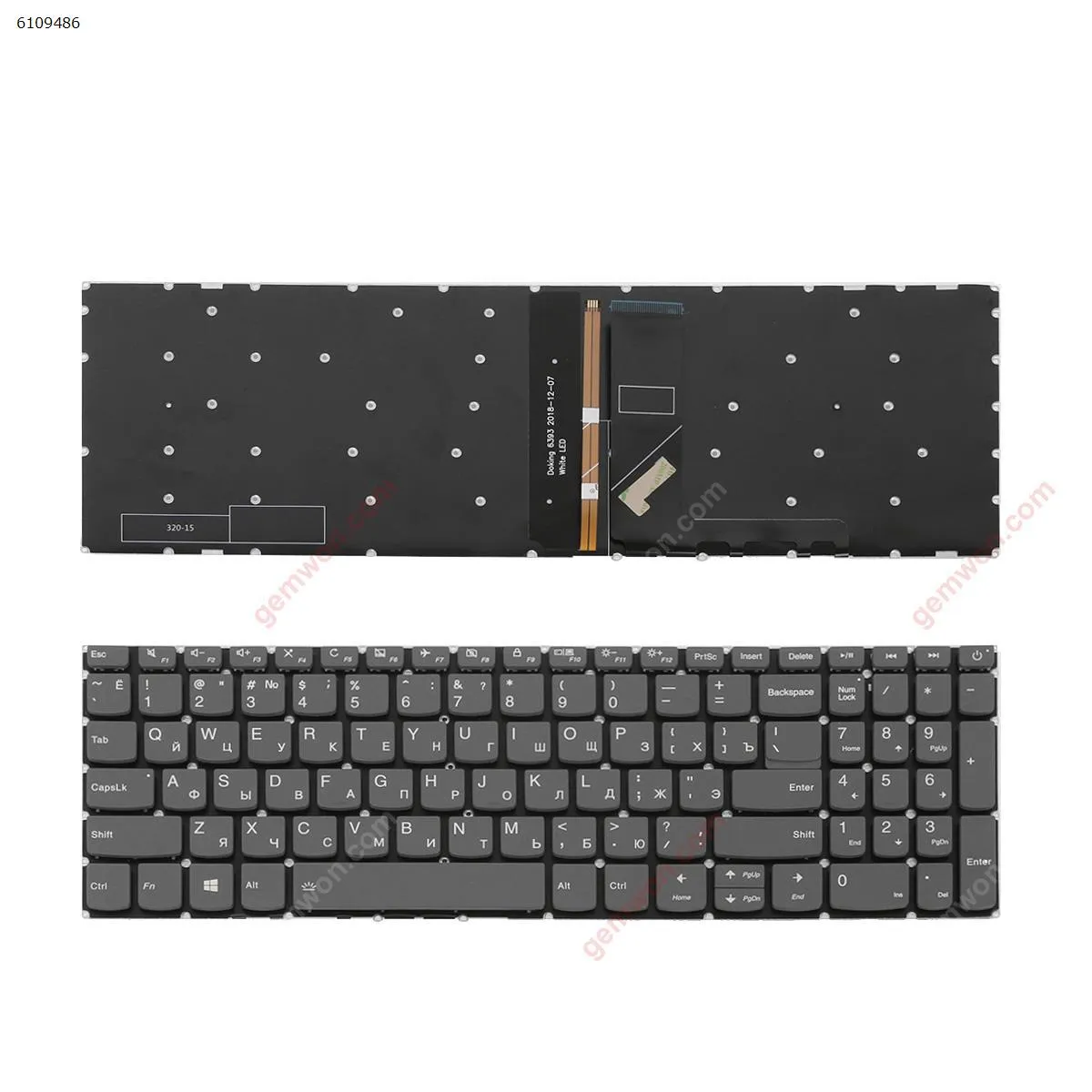 Picture of Lenovo IdeaPad 320-15ABR 320-15IAP 320-15AST 320-15IKB 320-15ISK GRAY (Without FRAME,Backlit,win8)