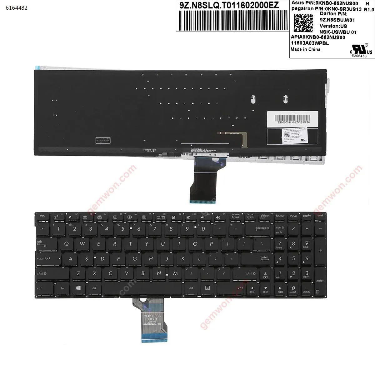 Picture of ASUS UX501  QX501  Q552  Q503  Q504  Q502  Q553  BLACK (Without FRAME , Backlit,WIN 8)