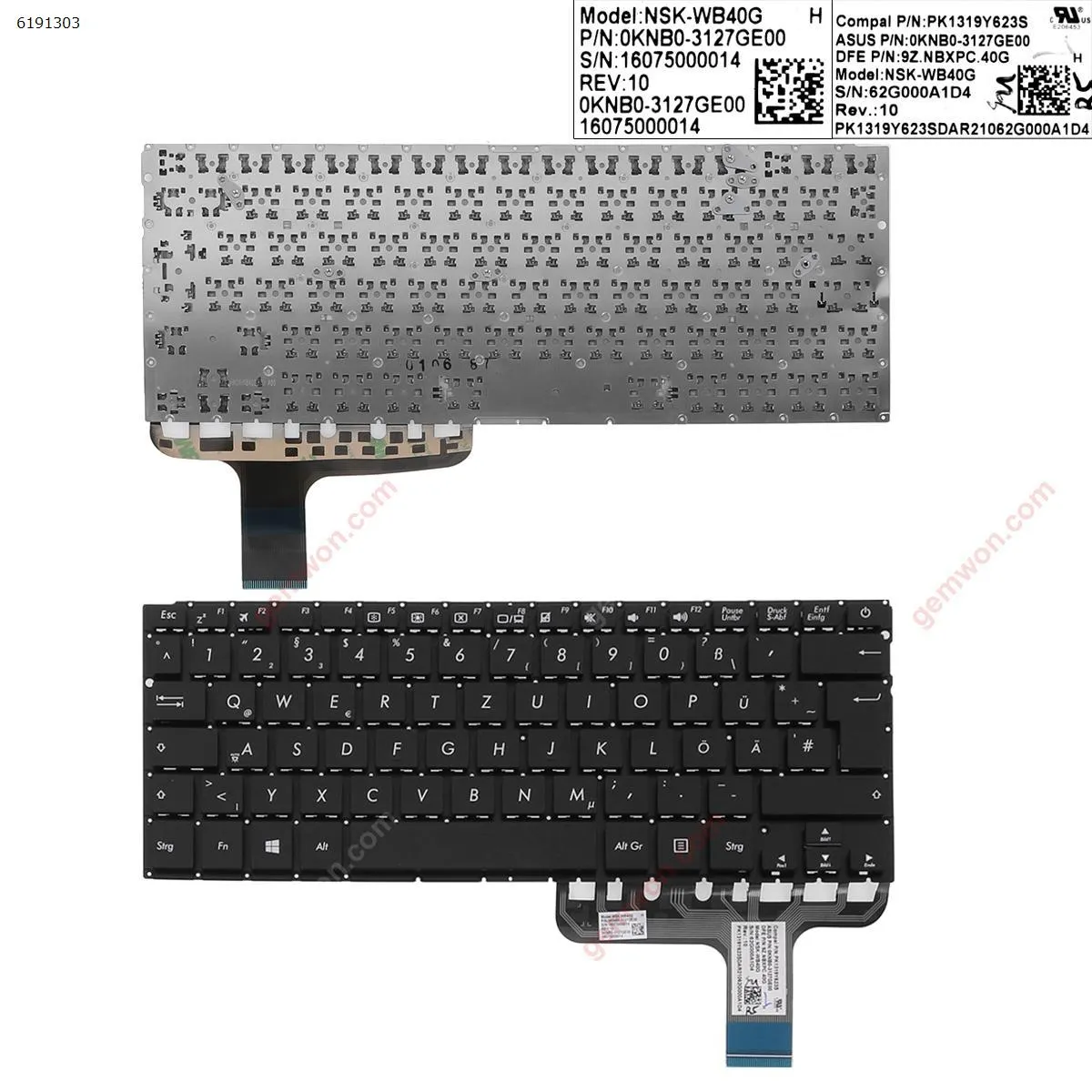 Picture of  ASUS UX305CA   UX305FA   Black （Without Frame ）