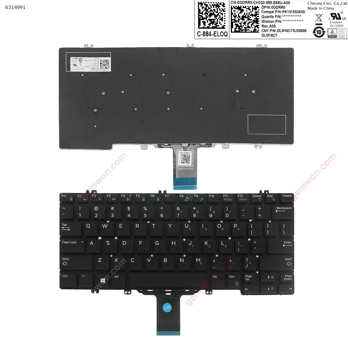 Picture of DELL  e5280  e7280  BLACK   For  win 8