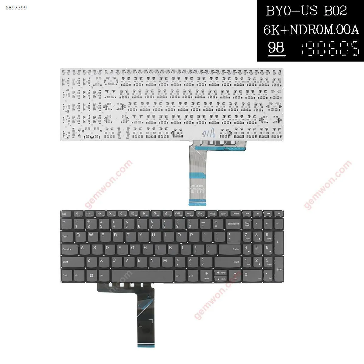 Picture of Lenovo  IdeaPad 330-15IKB GRAY win8(  Without FRAME， Without Foil   )