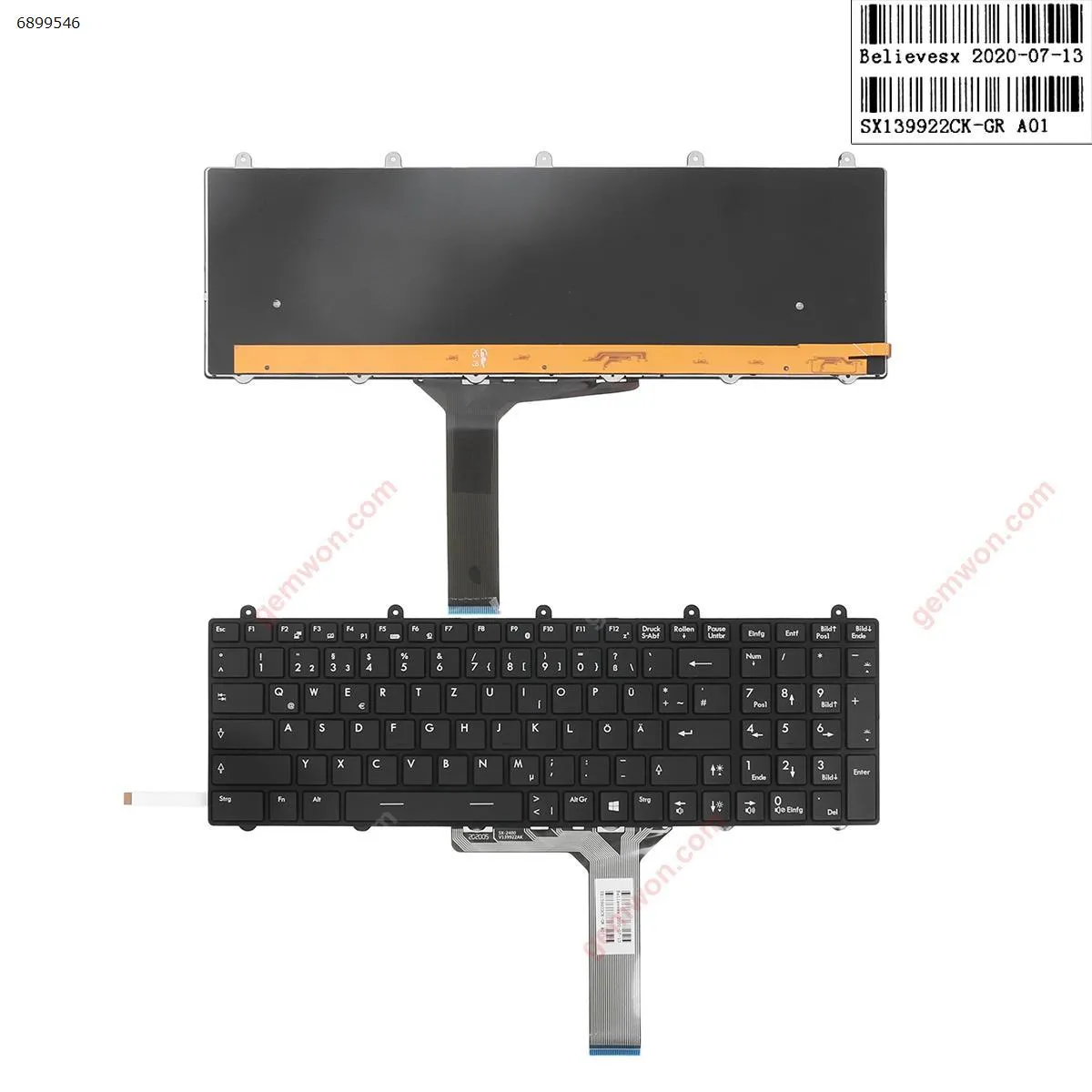 Picture of MSI GT60 GT70 GT780 GT783 GX780 GLOSSY FRAME BLACK Small Enter(Full Colorful Backlit,WIN8) 