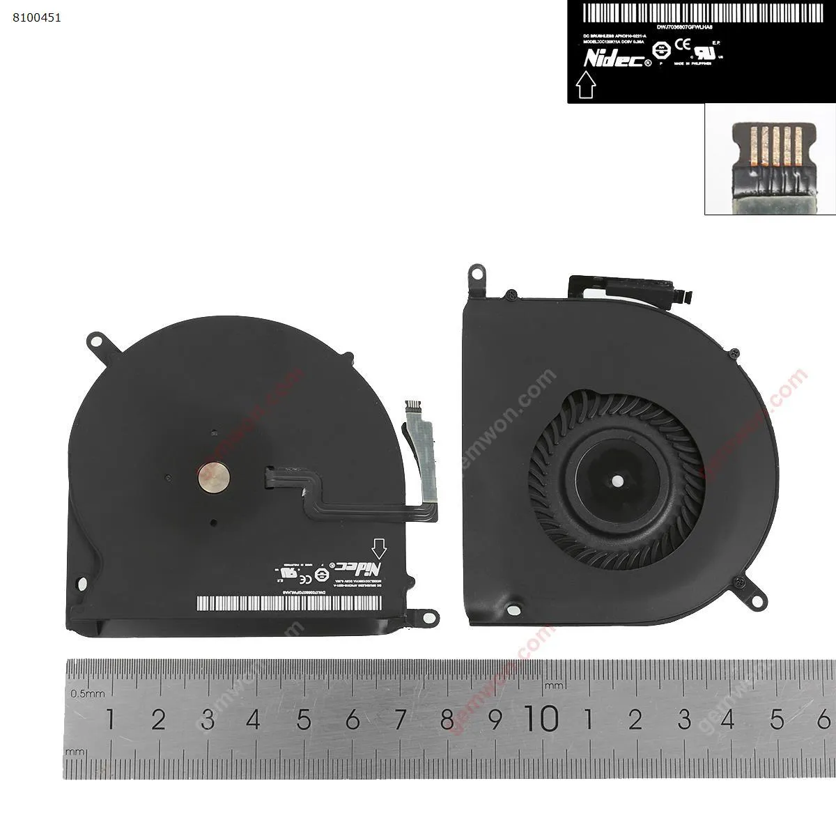 Picture of APPLE retina A1398 MC975 MC976(2013-2015, left Side（Near the side of the card reader，High copy)