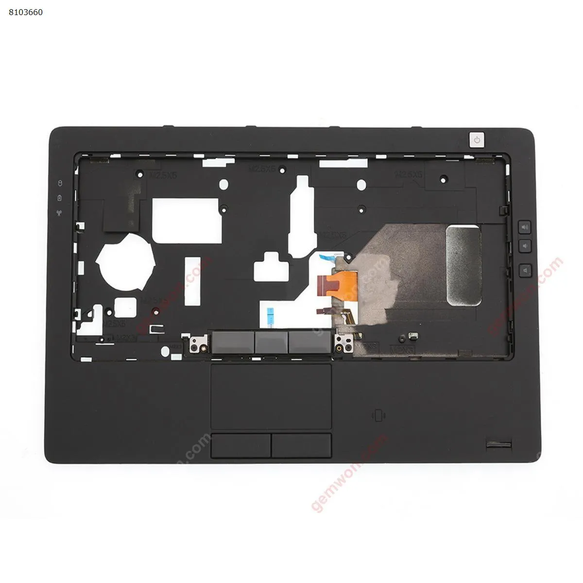 Picture of DELL Latitude E6320 Cover BLACK With the fingerprint device (Palmrest+Touch Pad )