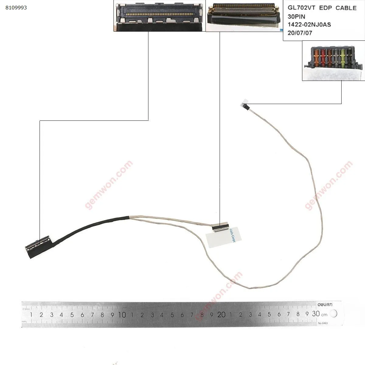 Picture of Asus S7 S7VS S7VM GL702 GL720VI GL702VT 30pin 
