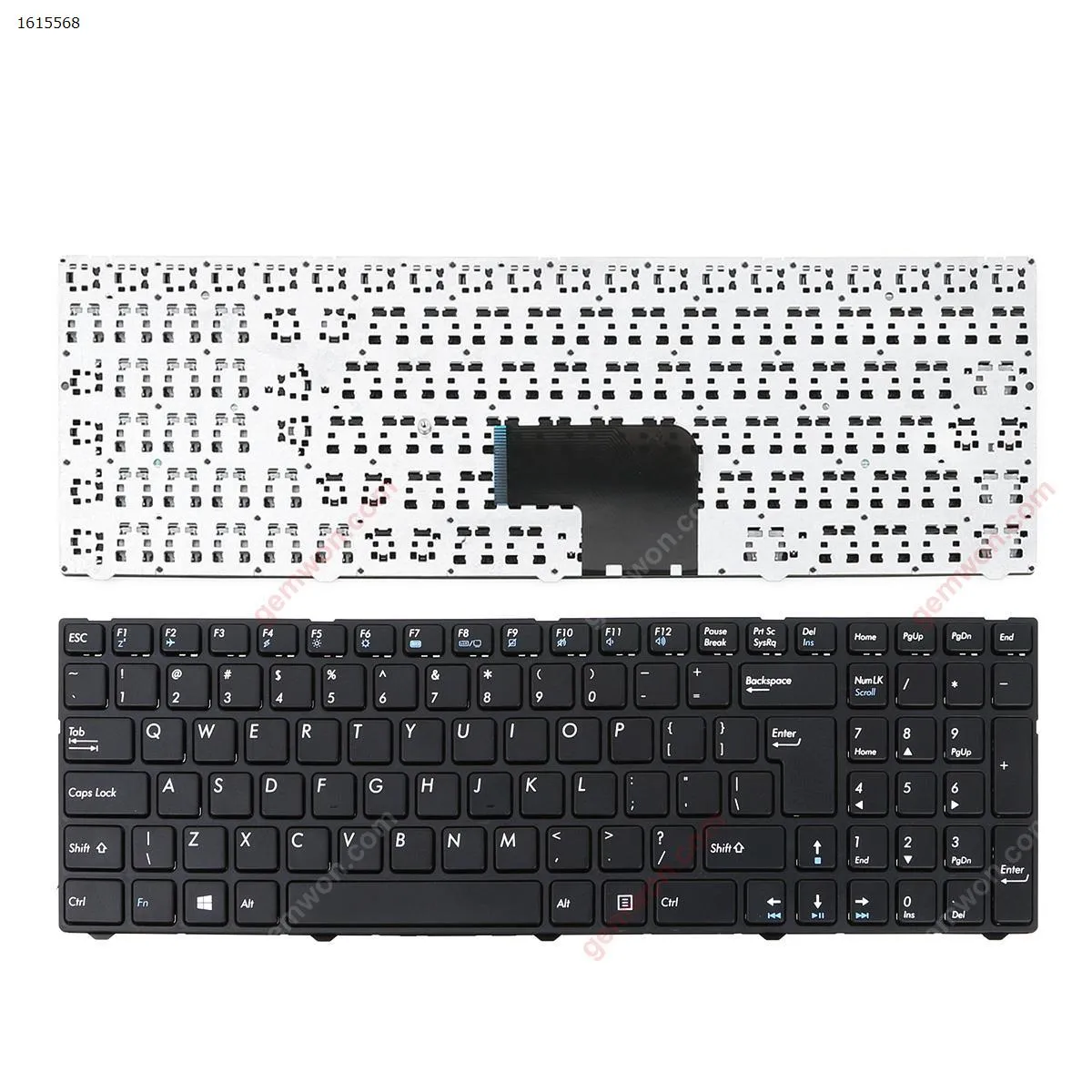 Picture of Medion Akoya E7223 (MP-13A83U4-528) QWERTY US Black (+ Frame) 