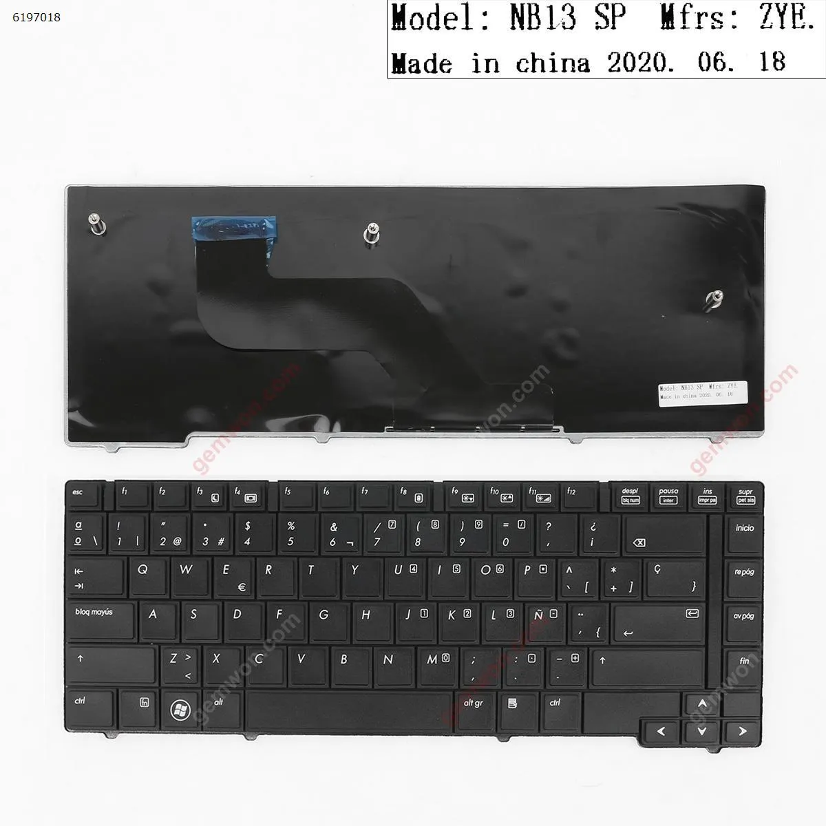 Picture of HP EliteBook 8440P 8440W BLACK(Without Point stick,Small Enter)